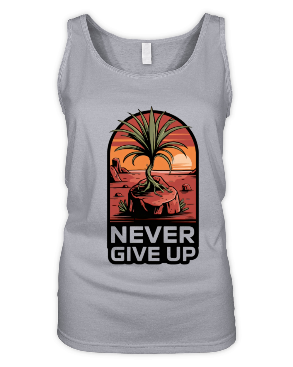 Dont give up Organic Women's Tank Top