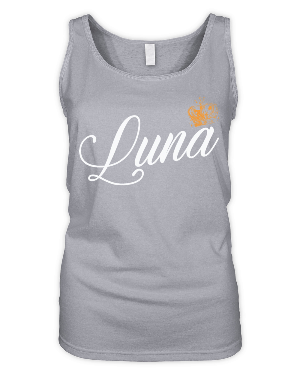Luna Custom Name for Women Kids Toddlers - Luna Organic Women's Tank Top