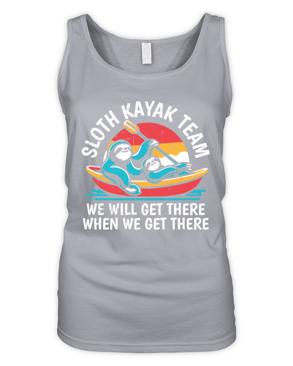 Sloth Kayak Team Organic Women's Tank Top