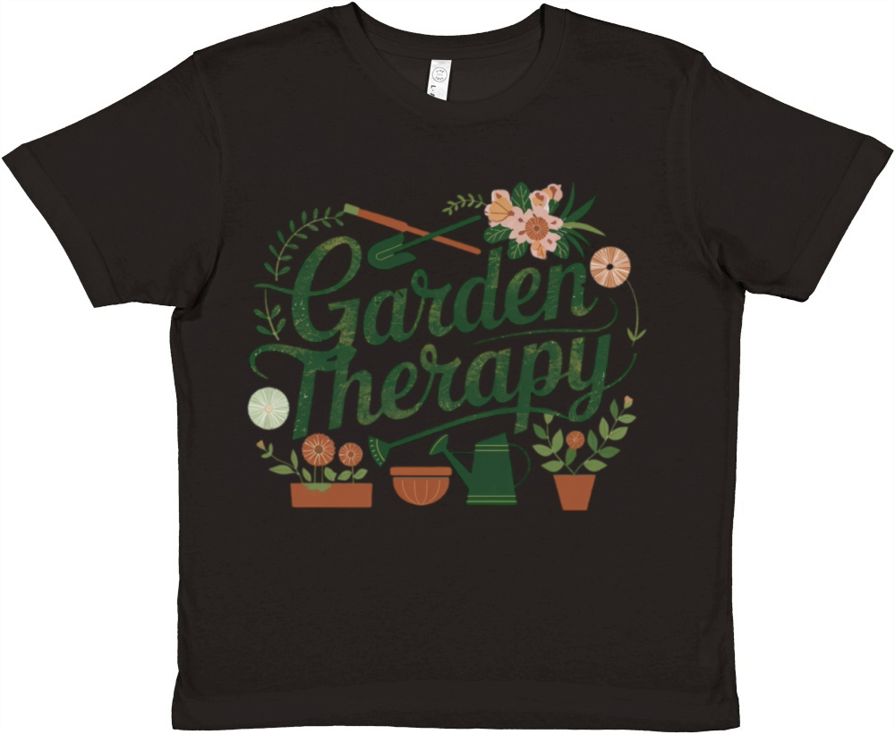 Garden Therapy Premium Kids Crewneck T-shirt