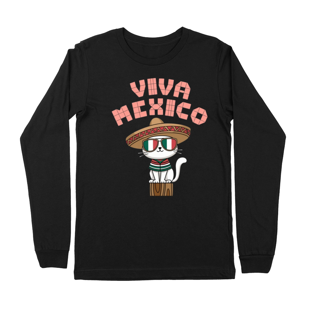 Viva Mexico Celebrate Hispanic Heritage Month Premium Long Sleeve