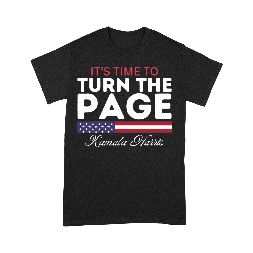 Its Time To Turn The Page Kamala Harris Premium T-shirt