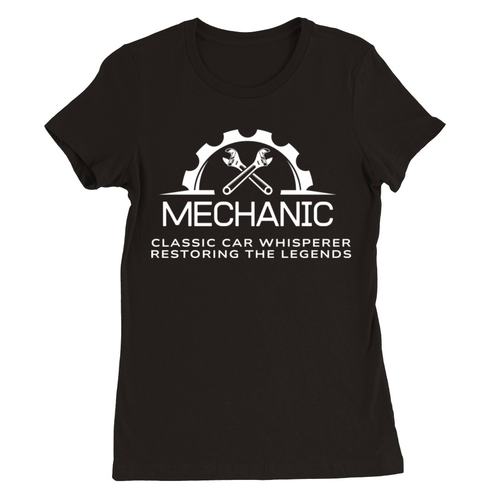 vintage mechanic Restoring the Legends Premium Womens Crewneck T-shirt
