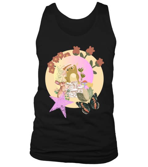 Cottagecore Frog Tank Top Unisex