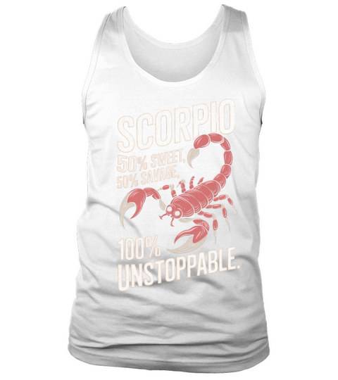 Funny Scorpio Zodiac Quote Tank Top Unisex