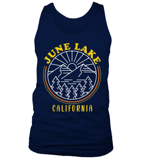 JUNE LAKE CALIFORNIA Fan Vintage Nevada June Tank Top Unisex