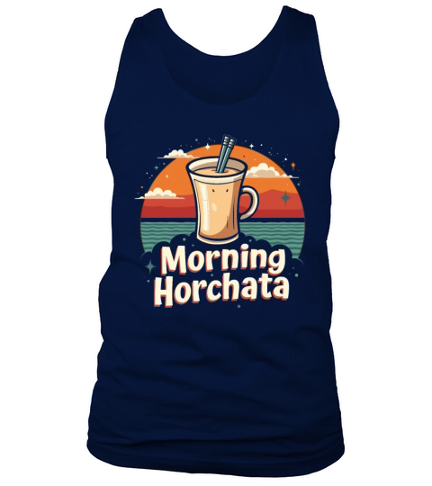 Vintage Retro Style Horchata Mexican Drink Summer Tank Top Unisex