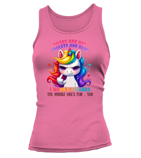 Funny Quote Unicorn Tank top Woman