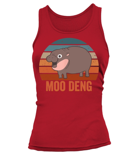 Moo Deng baby hippo zoo baby hippo Vintage Tank top Woman