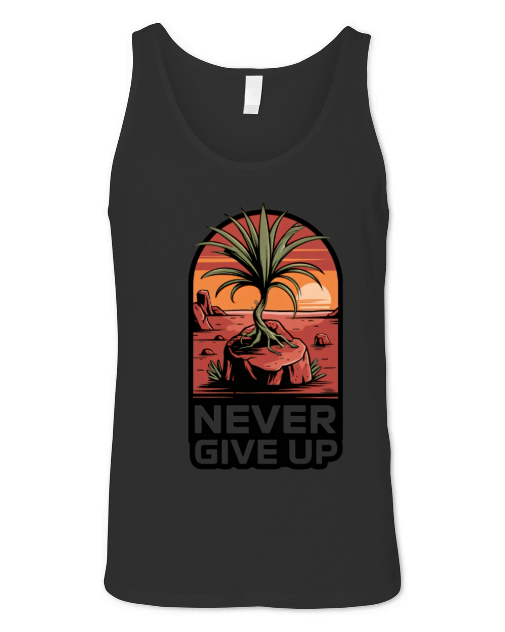 Dont give up Unisex Jersey Tank