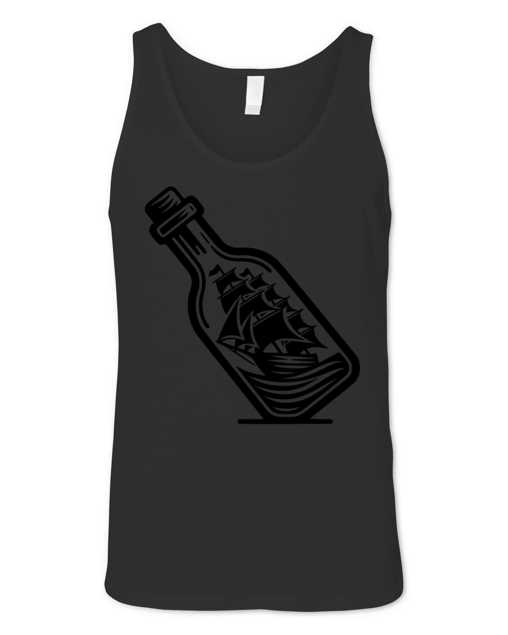 Sailing Ship With Sails Unisex Jersey Tank