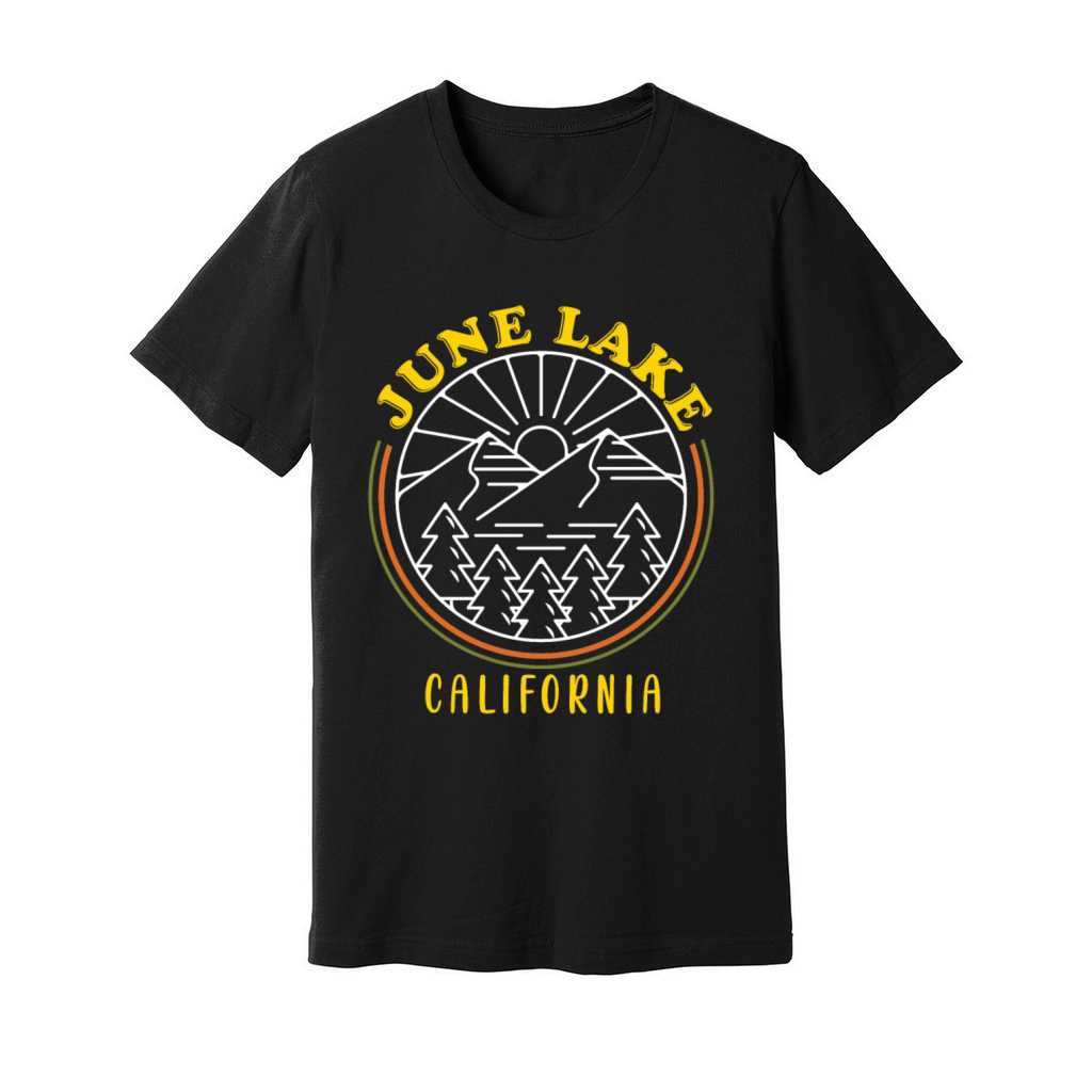 JUNE LAKE CALIFORNIA Fan Vintage Nevada June Unisex Jersey Tee