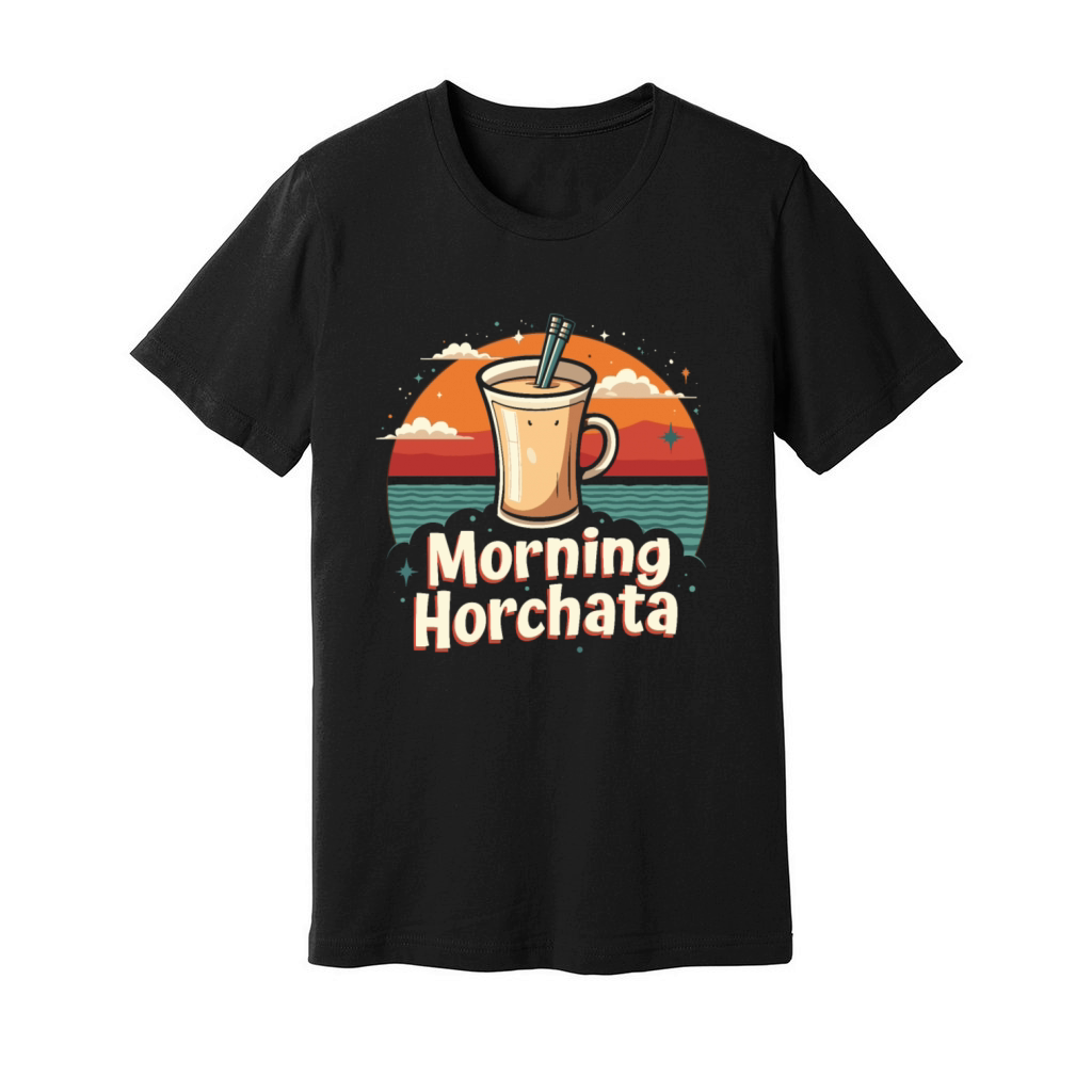 Vintage Retro Style Horchata Mexican Drink Summer Unisex Jersey Tee