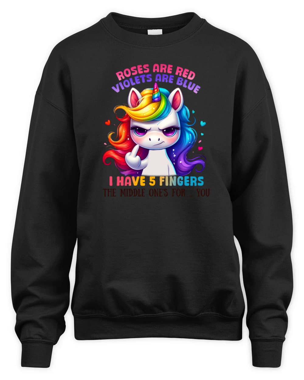 Funny Quote Unicorn Unisex Premium Crewneck Sweatshirt