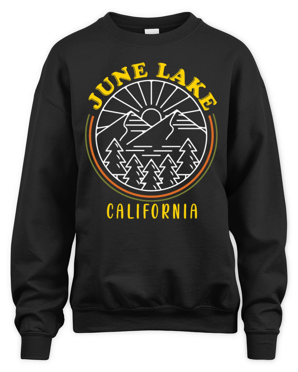 JUNE LAKE CALIFORNIA Fan Vintage Nevada June Unisex Premium Crewneck Sweatshirt