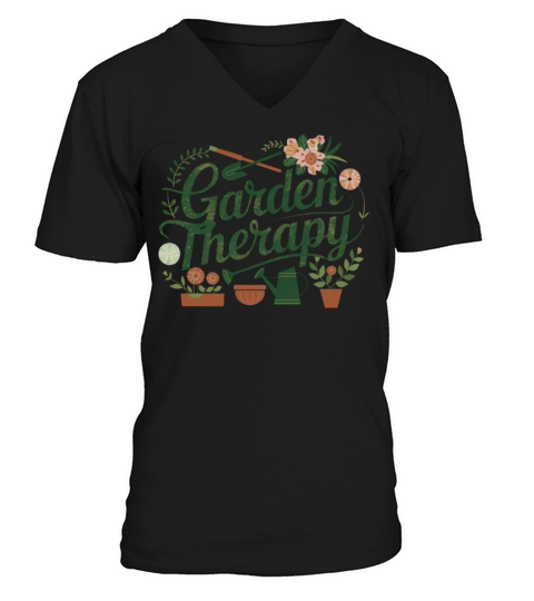 Garden Therapy V-Neck T-shirt