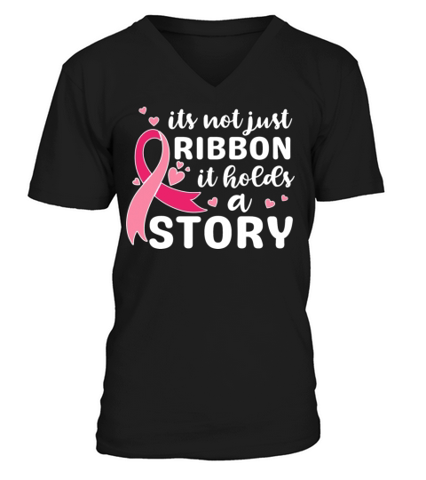 Its not just ribbon it holds a story support shirt V-Neck T-shirt