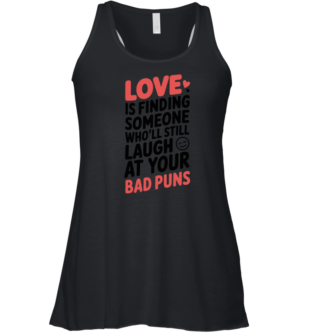 Funny couples - Love is Laughter Women's Flowy Tank Top