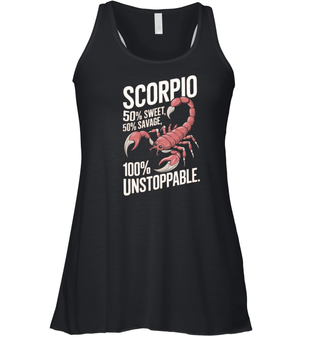 Funny Scorpio Zodiac Quote Women's Flowy Tank Top