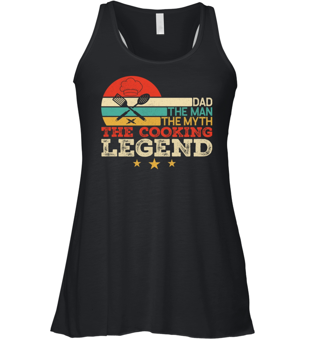 Vintage Cooking Dad The Man The Myth The Legend Women's Flowy Tank Top