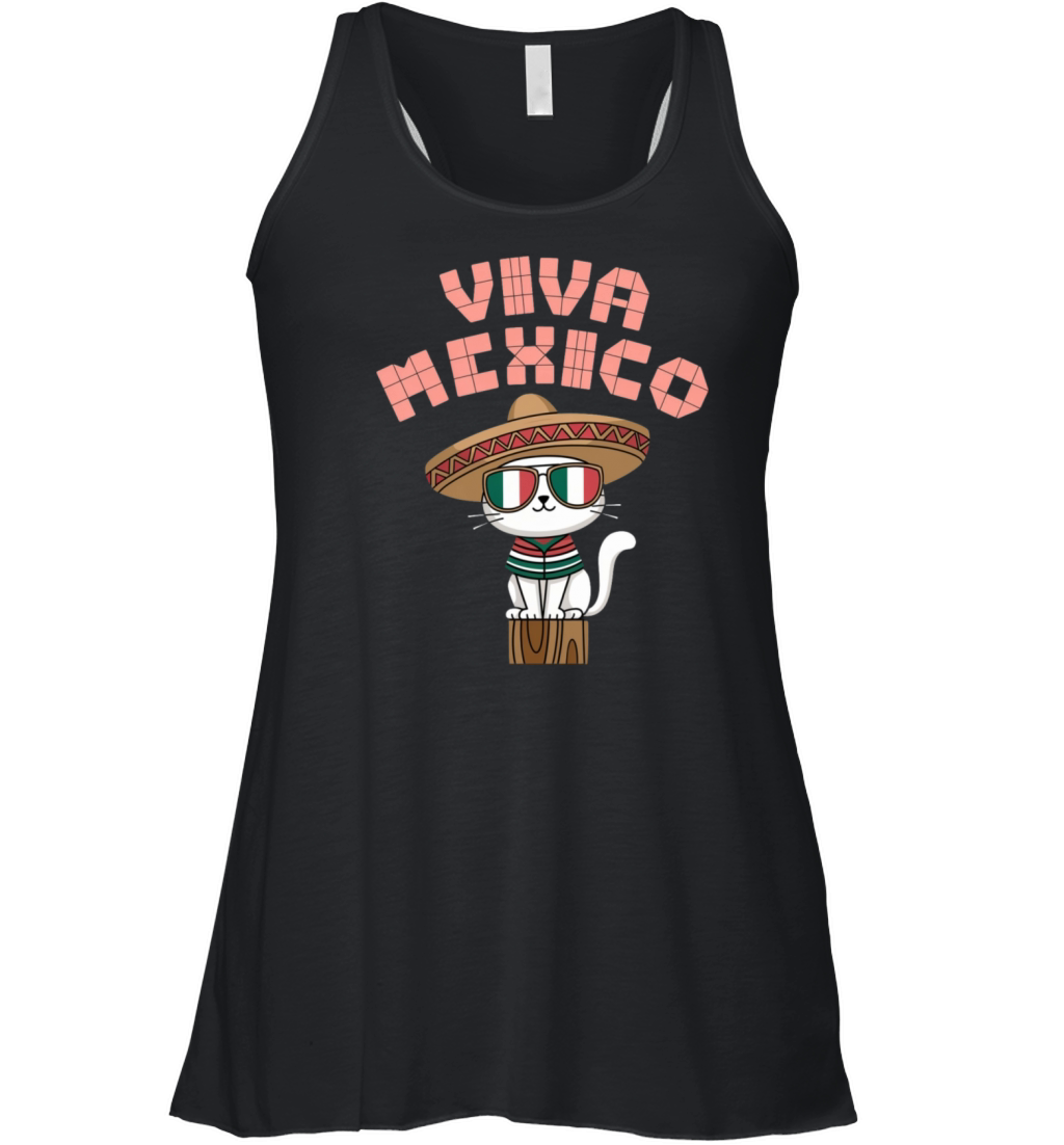 Viva Mexico Celebrate Hispanic Heritage Month Women's Flowy Tank Top