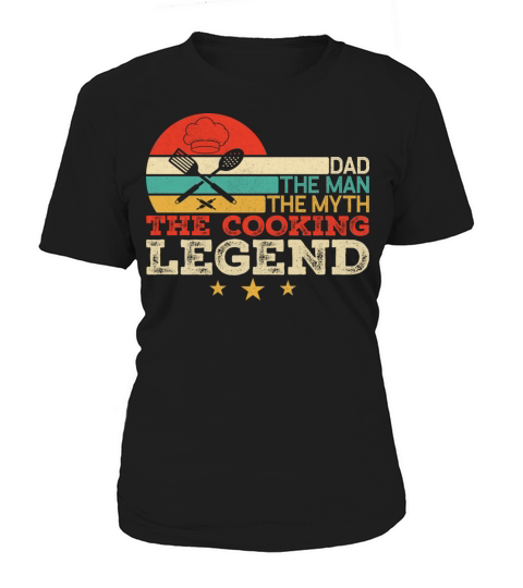 Vintage Cooking Dad The Man The Myth The Legend Women's T-Shirt