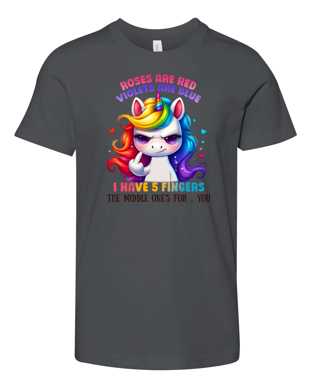 Funny Quote Unicorn Youth Unisex Jersey Tee