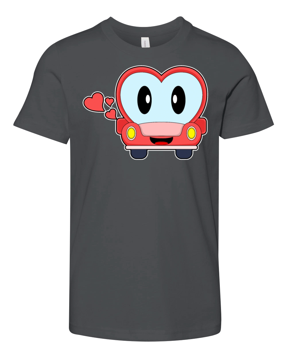 Heart Car Youth Unisex Jersey Tee
