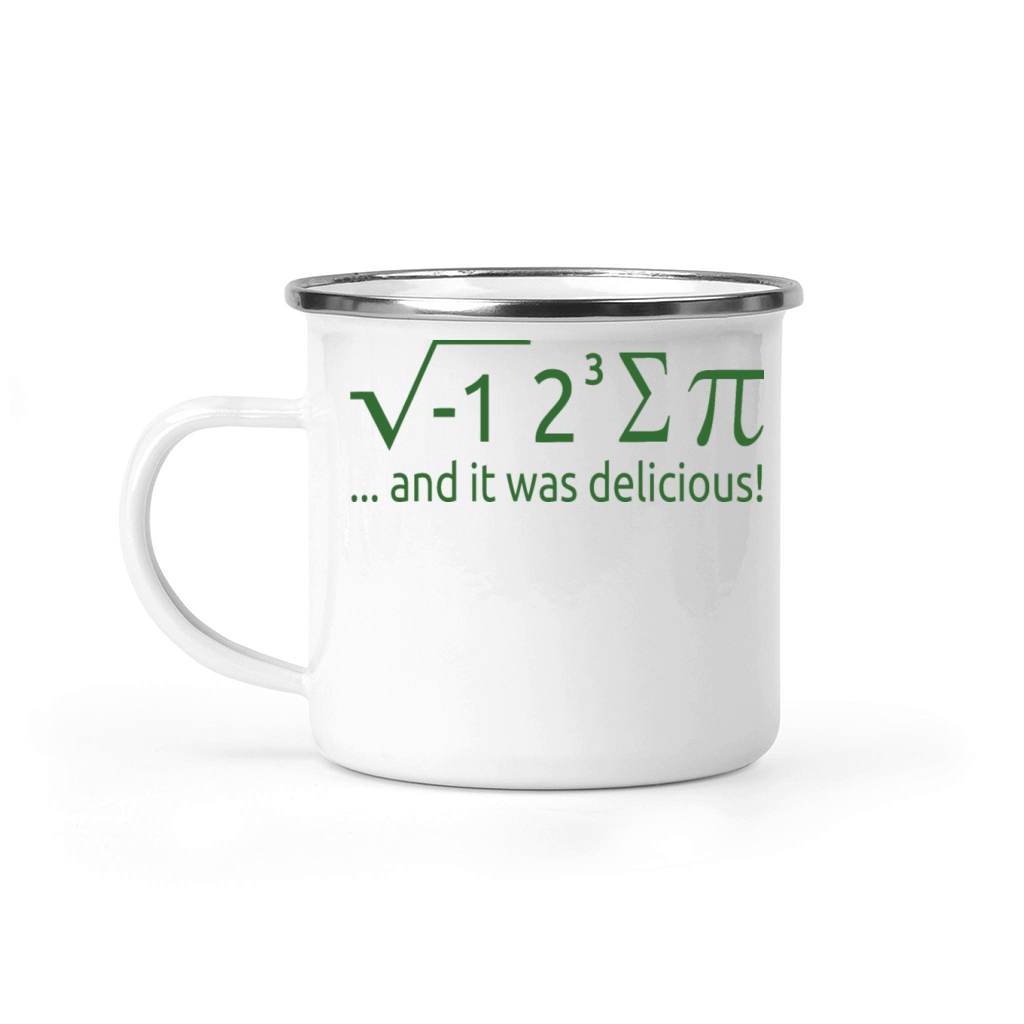 I Ate Some Pie And It Was Delicious 8 Pi Day 2WH4 Camping Mug