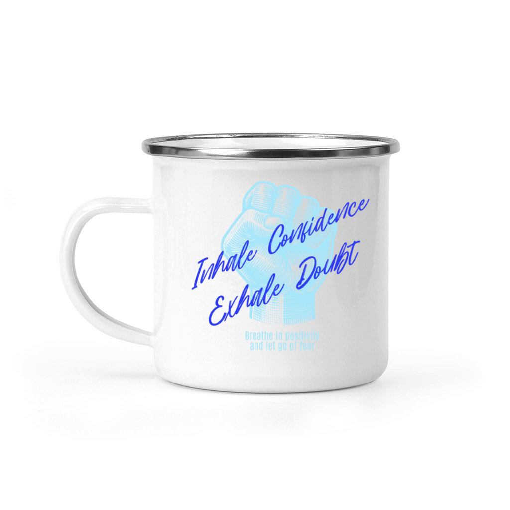 Women motivational tee design Camping Mug
