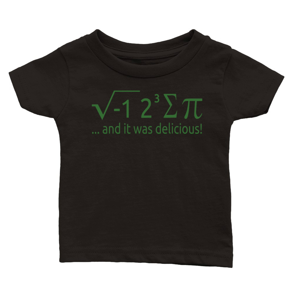 I Ate Some Pie And It Was Delicious 8 Pi Day 2WH4 Classic Baby Crewneck T-shirt