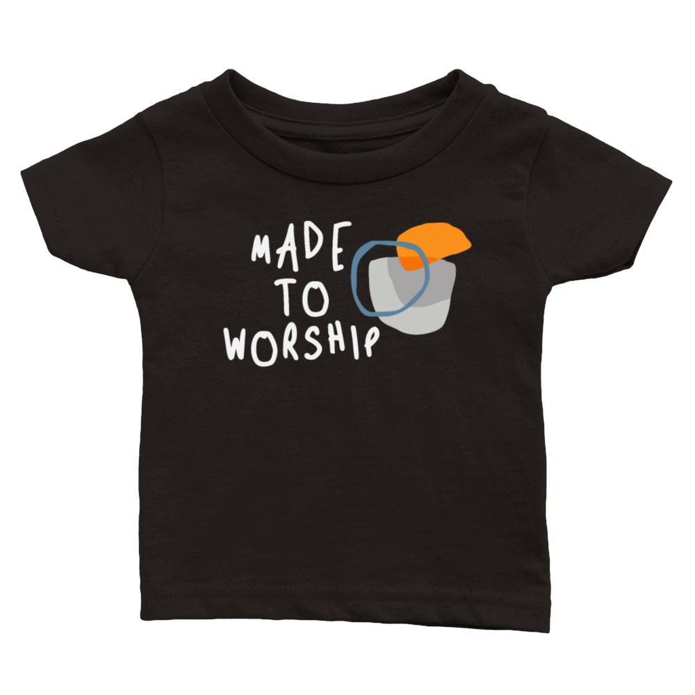 Made to Worship - Inspiring Christian Classic Baby Crewneck T-shirt