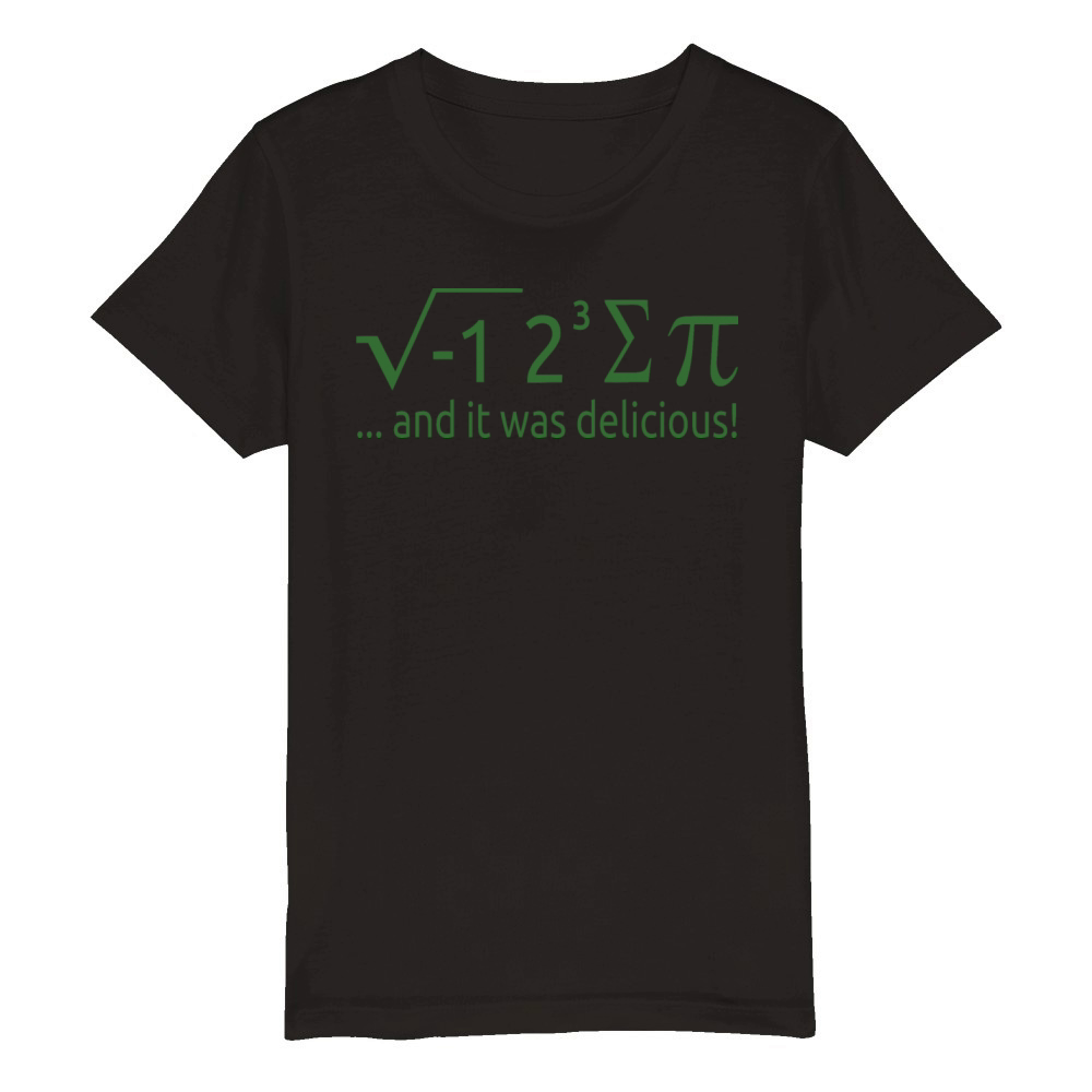 I Ate Some Pie And It Was Delicious 8 Pi Day 2WH4 Organic Kids Crewneck T-shirt