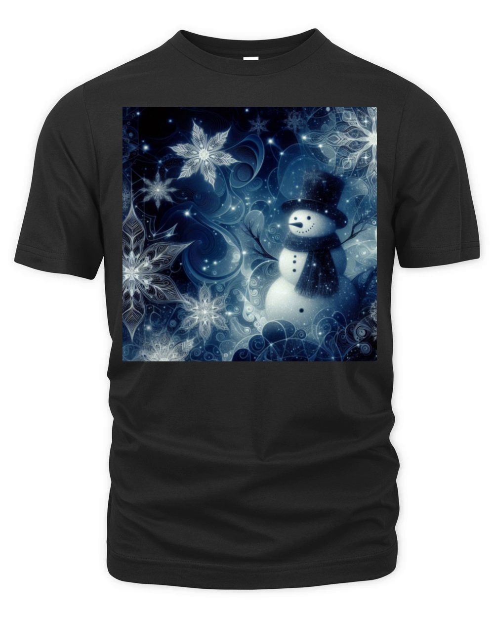 vintage snowman christmas holiday Organic Unisex T-shirt