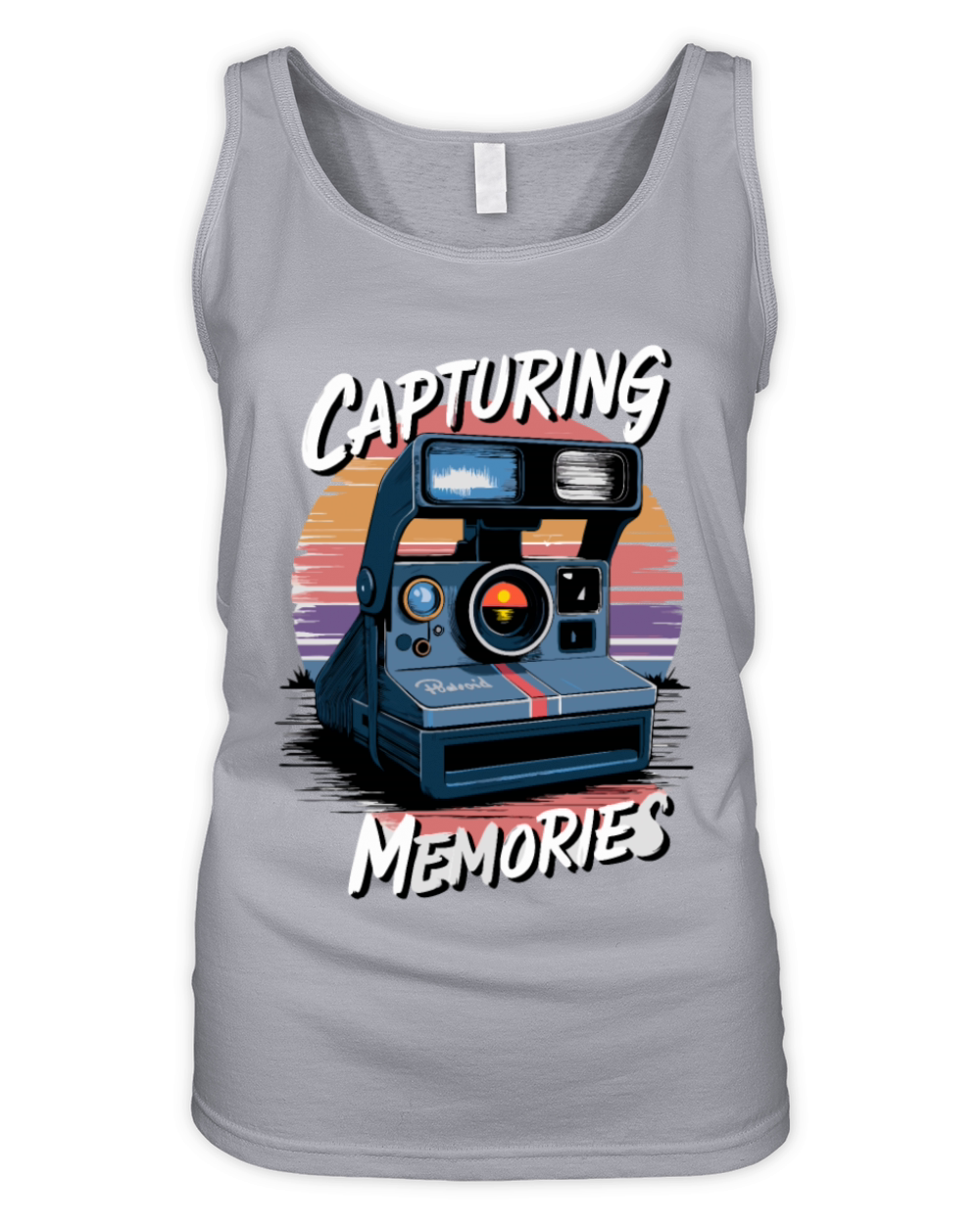 old camera vintage Organic Women's Tank Top