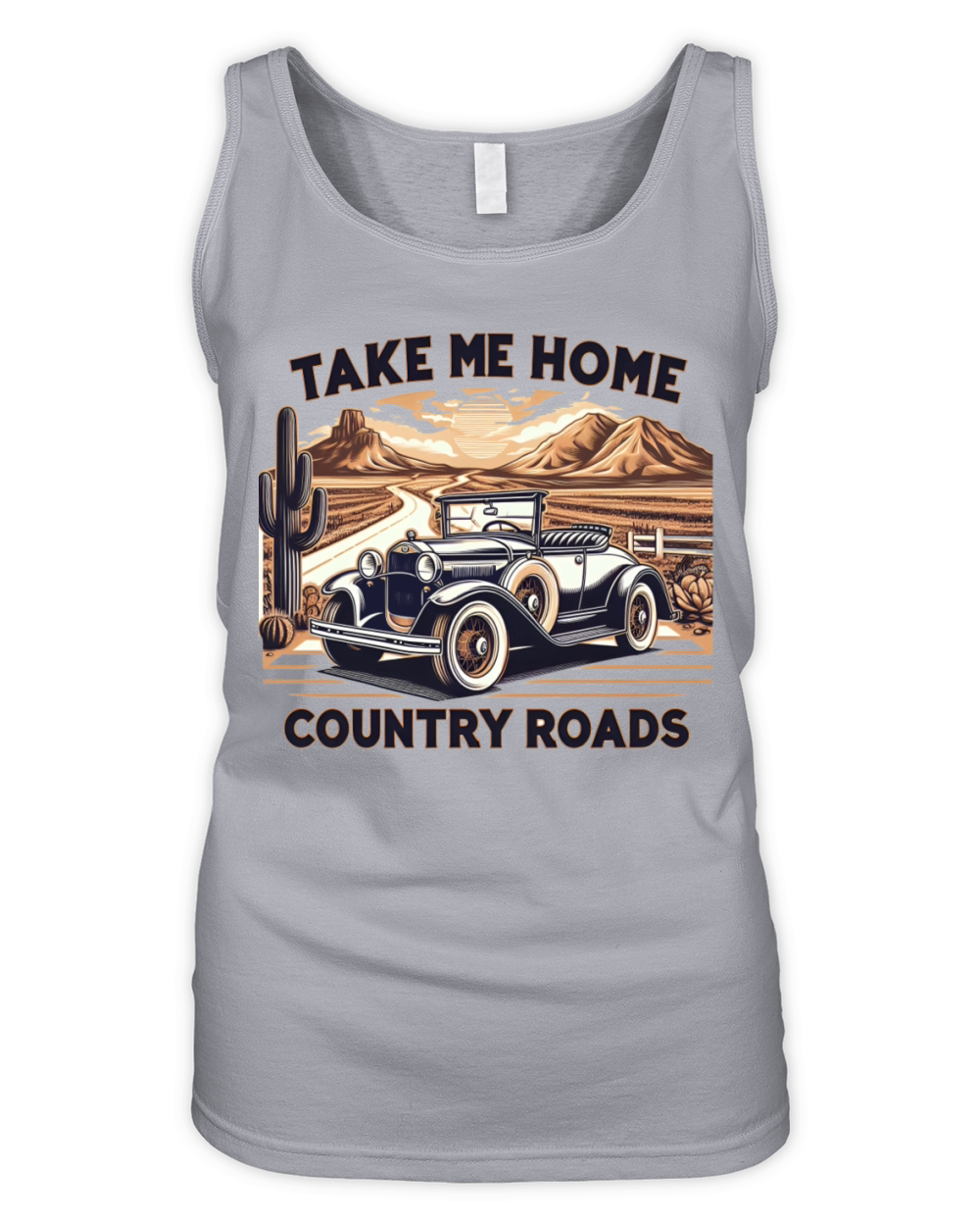 Take Me Home country rooads Organic Women's Tank Top
