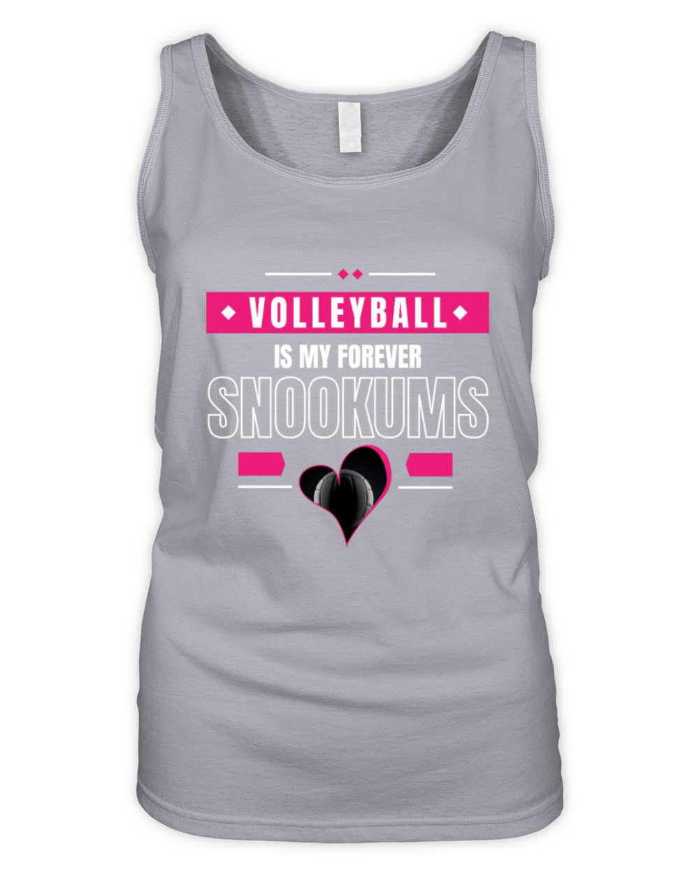 Volleyball Forever Snookums Organic Women's Tank Top