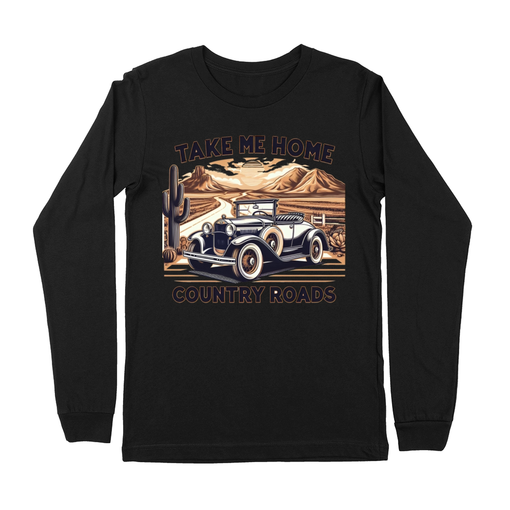 Take Me Home country rooads Premium Long Sleeve