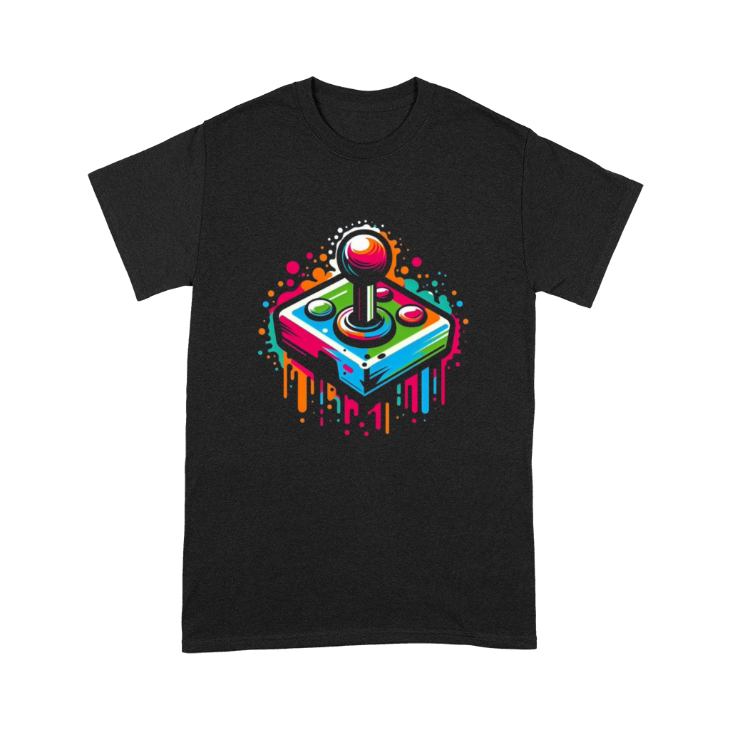 Retro Joystick Splash Vintage Gaming Design Premium T-shirt