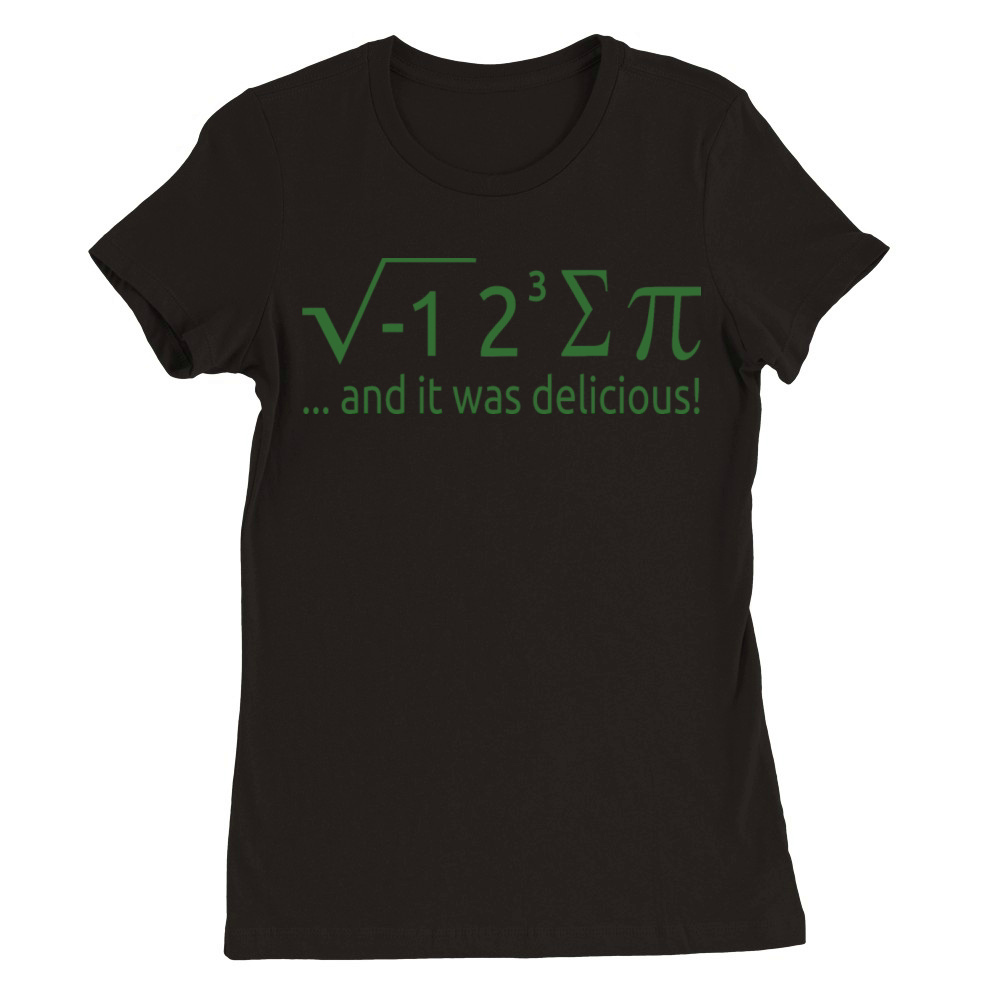 I Ate Some Pie And It Was Delicious 8 Pi Day 2WH4 Premium Womens Crewneck T-shirt
