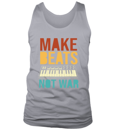 Retro vintage Music Producer Make Beats Not War Tank Top Unisex