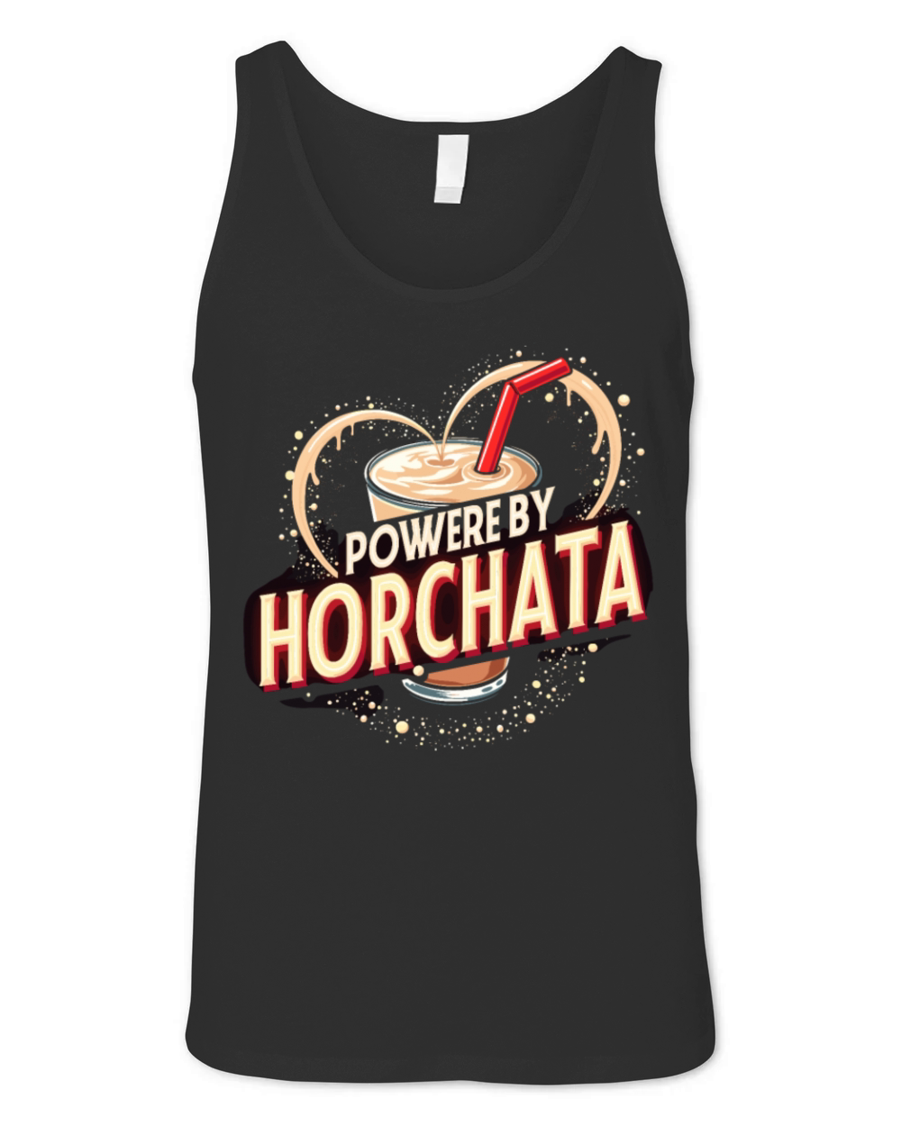 Vintage Retro Style Horchata Mexican Drink Summer Unisex Jersey Tank