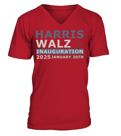 President Kamala Harris Inauguration Day 2025 V-Neck T-shirt