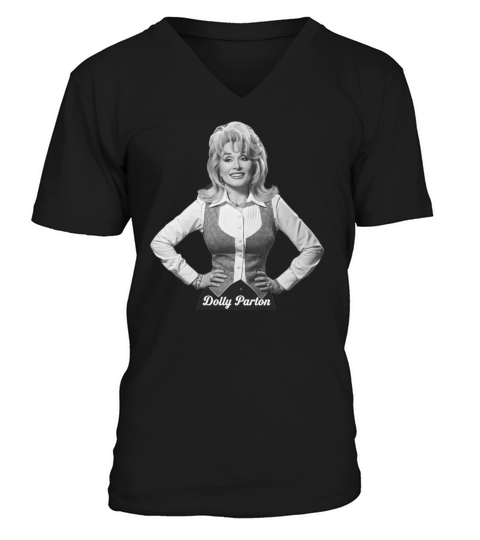 Vintage Dolly V-Neck T-shirt