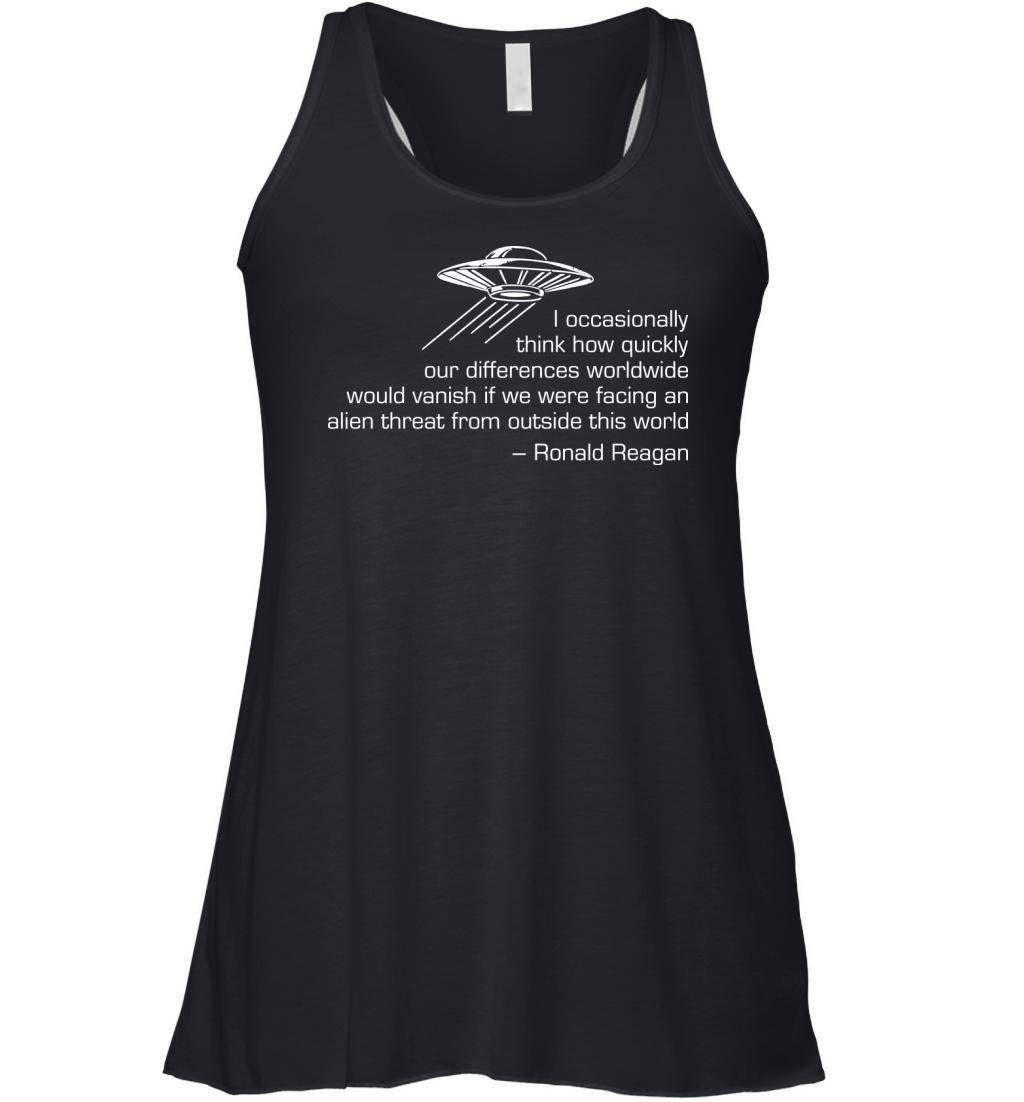 Regan Alien Threat Women's Flowy Tank Top