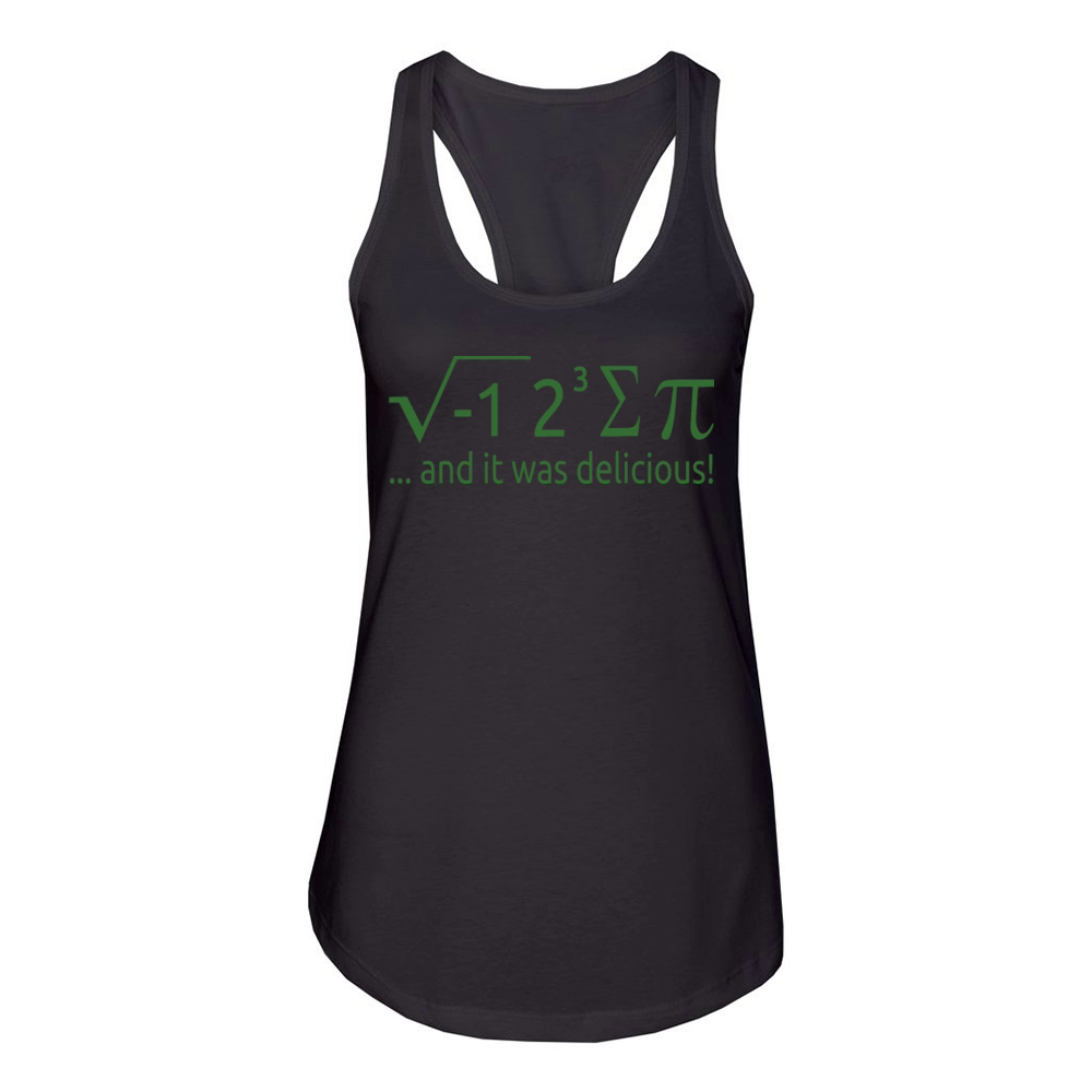 I Ate Some Pie And It Was Delicious 8 Pi Day 2WH4 Women's Racerback Tank