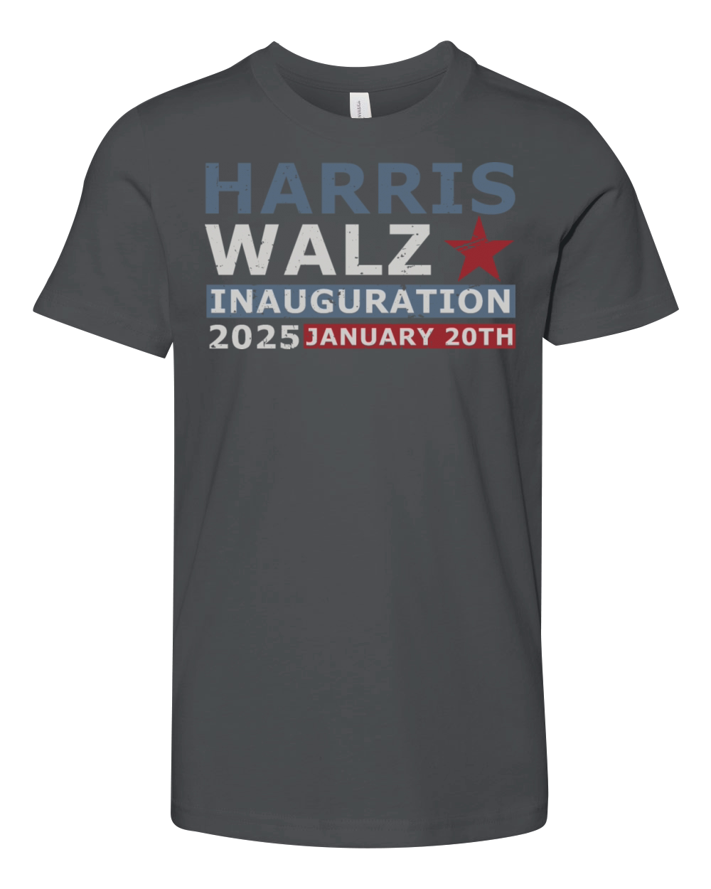 President Kamala Harris Inauguration Day 2025 Youth Unisex Jersey Tee