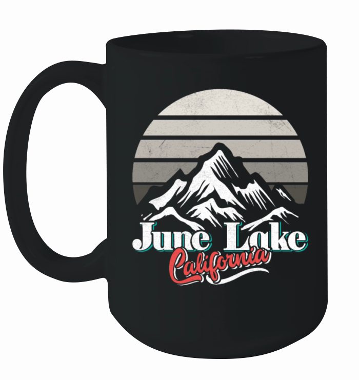 JUNE LAKE CALIFORNIA Fan Vintage Nevada June Ceramic Mug