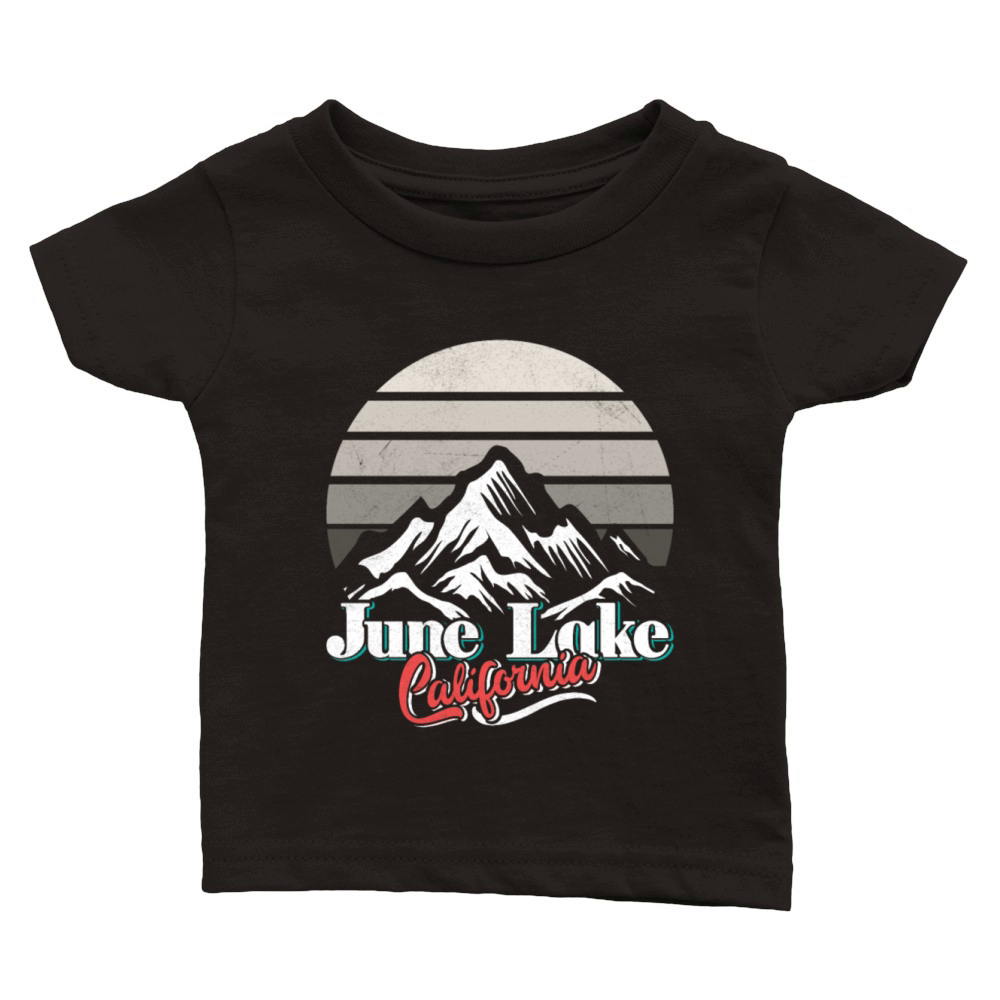 JUNE LAKE CALIFORNIA Fan Vintage Nevada June Classic Baby Crewneck T-shirt