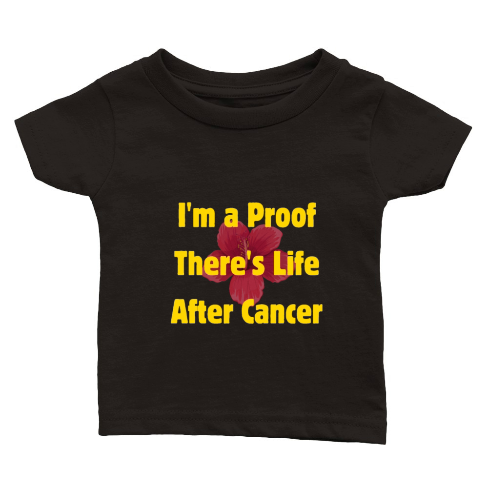 Supportive quote cancer hope Classic Baby Crewneck T-shirt